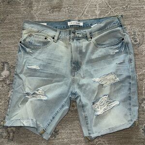 PacSun Light Blue Distressed Men's Shorts